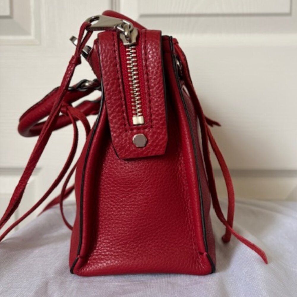 Rebecca Minkoff Micro Regan Satchel Scarlett - Picture 4 of 15